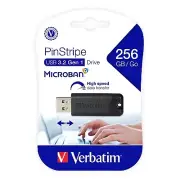 Verbatim PinStripe 256GB USB 3.0 Flash Drive 49320