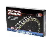 Renthal C414 R3-3 SRS Off Road O-Ring Chain, 520 x 116 Links with Connecting ...