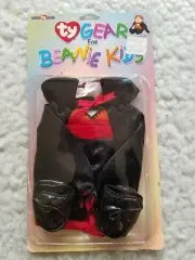 VINTAGE TY GEAR Beanie kids Clothes Vampire Halloween COSTUME NEW in pack
