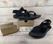 Chaco Z Cloud Solid Black Sandals Men’s Size 10 New