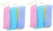 SAFIGLE 10Pcs Soap Pouch Exfoliating Bubble Net for Handmade and Cosmetic Soaps Random Colors Durable Mesh Holder for and Quick Drying for Shower Use