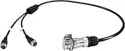 Elinz Male Connector for 5PIN WOZA/Suzi Trailer Coil Cable 2 AV Inputs