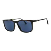 Carrera 231/S 009Q/KU Unisex Sunglasses Brown Frame Blue Lens 55mm Square Style