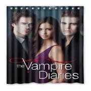 Waterproof Shower Curtain The Vampire Diaries Polyester Decor Bathroom