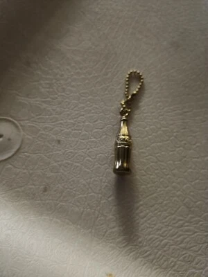 Coca Cola Collectibles Brass coke Bottle On Chain