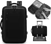 Vacpack Backpack with Pump, Airback Backpack with Vacuum Seal Compression, 15.6IN Laptop Vacuum Back Pack Travel, Expandable Large Capacity Back Pack for Travel