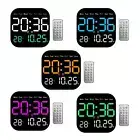 Digital Alarm Clock Dual Alarm Settings Desk Clock LED Display Temperature Date