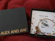 Alex and Ani bracelet Gold Angel. Color Infusion Holiday Angel.