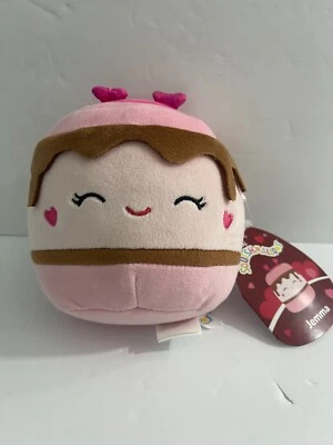 Squishmallows 2025 Valentine Day Jemma the S'more 5" Plush NWT