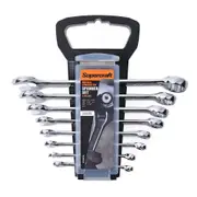 8pc Supercraft Spanner Durable Combination Imperial Home/Garage Tool Set