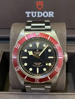 「已交流」Tudor 帝舵 79220R 2016年 41mm Black Bay Heritage 雪花指針 勃根地紅 紅水鬼 復古 潛水錶