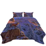 Animal Art Snowy Mountains Elk Coverlet