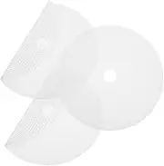 Veemoon 3pcs Round Silicone Dehydrator Sheets Nonstick Food Dryer Mats for Jerky Fruit Reusable Dehydration Sheets Trays Set