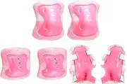 Jubepk Kids Protective Gear Set | Riding Sports Protective Pads for Knee | Breathable Comfortable Kids Protective Gear Kit for Inline Skatings, Scooter
