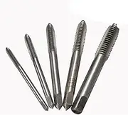 Set of 5 Thread Metric Machine Hand Screw Thread Plug Taps Set M3 M4 M5 M6 M8 Tapping Threading Tool