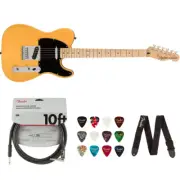 Squier by Fender Affinity Series Telecaster, Maple fingerboard, Butterscotch Kit
