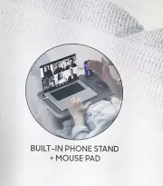 BRAND NEW IN BOX**Sharper Image Laptop Desk Dual Mode + Wireless Charging