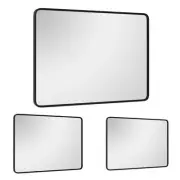 HOMCOM Wall Mirror, Aluminum Frame Rectangular Wall Mounted Mirror