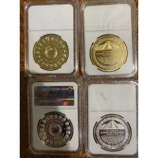 Pccb coin display 比特幣 BTC Bitcoin 阿茲特克 瑪雅 玩具收藏紀念幣