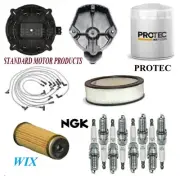 Tune Up Kit Filters Cap Spark Plugs Wire For CHEVROLET BEL AIR V8 5.0L 1981 (for: Chevrolet)