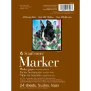 Strathmore 62497600 Marker Paper Pad 6"X8"-50# Smooth (3Pk)
