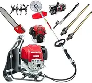GX50 Backpack 4 Strokes String 7 in 1 Brush Cutter weedeater Lawn Mower Hedge Trimmer Pole Saw Tiller rototiller