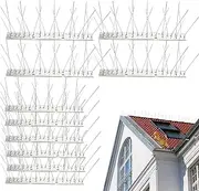 Anti Bird Spikes | 10 Set Cat Spikes,Stainless Steel Scare Devices for Protection and Security Garden Patio Window