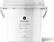 2.5Kg Organic Cocoa Butter Tub - Raw Natural Food Grade Chunks Skin DIY Cream
