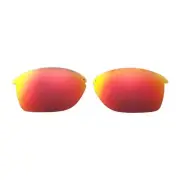 Walleva Fire Red Non-Polarized Replacement Lenses For Oakley Unstoppable
