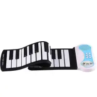 在飛比找momo購物網優惠-【DORA SHOP】PN37 37鍵 手捲電子琴(迷你電子