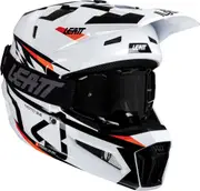 Leatt 3.5 White, motocross helmet , color: White/Black/Red , size: XL