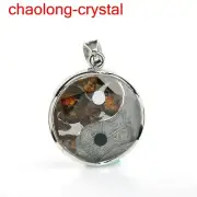 42.4 Ct Pallasite Meteorite Pendant Brenham Meteorite Necklace --210