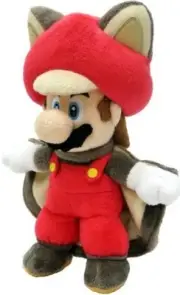 Little Buddy Super Mario Bros. Flying Squirrel Mario 9" Plush [New Toy] Plush