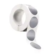1 Roll 300pcs Scrape DIY Adhesive Sticker Round Label Paper Gift Decals Silver Bag Stickers Party Favor
