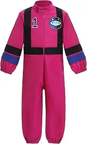 IMEKIS Baby 1st Birthday Outfit Boy Girl Long Sleeve Jumpsuit Firefighter Astronaut Halloween Cake Smash Photo Shoot