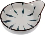 TIDTALEO Dipping Plate Ceramic Sauce Dish for Appetizers Seasoning Bowl for Ketchup Soy Sauce and Dips Portable Design for Easy Serving for Parties and Gatherings