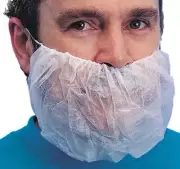 RCR Pro-Val Beard Cover Single Loop White (CARTON 500)