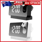 Digital Mute Clock USB Charging Projector Bedside Alarm Clock for Bedroom Office