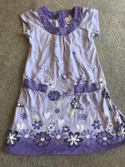 New Pumpkin Patch Purple Floral Dress Size 10