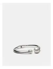 [Mimco] En Pointe Pearl Bangle in Silver