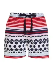 NEW PETER ALEXANDER GEO PRINT PJ SHORTS - NAUTICAL WOMENS XS $59.95