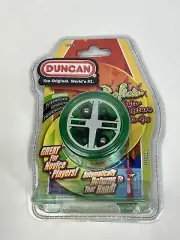 Duncan Transparent Green Yo-Yo Reflex Auto Return Automatic Beginner NEW