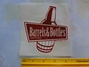 BEER Collectible STICKER ~ BARRELS & BOTTLES Beer & Wine Bar ~ Golden, COLORADO