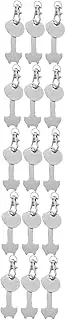 [HOODANCOS] Cart Token Shopping Tey Token Ring Holder Plush Key- Key Ring Keychain Bulk Carabiner Clip Tokens Stand Car Key Chain Tey Coin Keychain Coins Binder Zinc Alloy