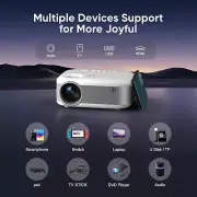 Mini Projector 1080P HD – WiFi Bluetooth, Portable Home Theater Movie Projector