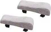Garende Office Chair Armrest Pads Cushioned Arm Rest Elbow Pillow Computer Chair Arm Pads, Light Gray