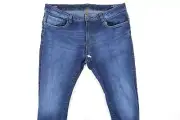 BUFFALO DAVID BITTON DARK FADED BLUE 38X32 SLIM ASH STRETCH JEANS MENS PREOWNED
