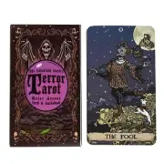 Mysterious Divination Deck Tools Oracle Card Game Terror Tarot 22pcs English
