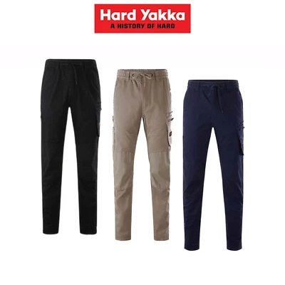Hard Yakka Mens Toughmaxx Pants Waistband Cotton Comfortable Work Pants Y02204