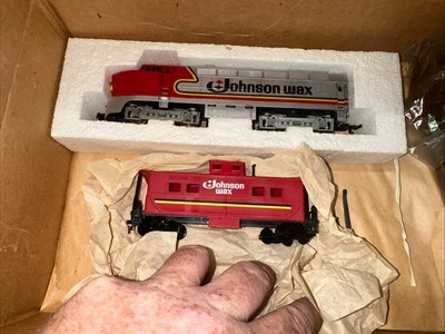 1982 TYCO HO Johnson Wax Promotional Train Set, New in Box